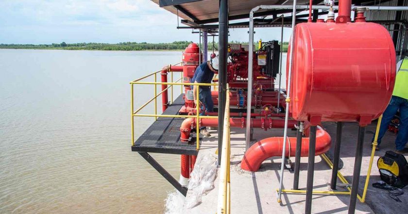 Ampliación y puesta en funcionamiento de la red de incendios en el Puerto de San Nicolás