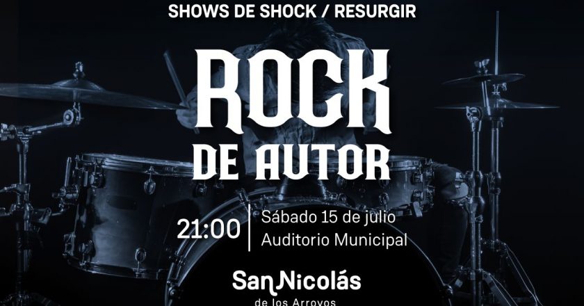 Este sábado, disfrutá de «Rock de Autor» en el Auditorio Municipal