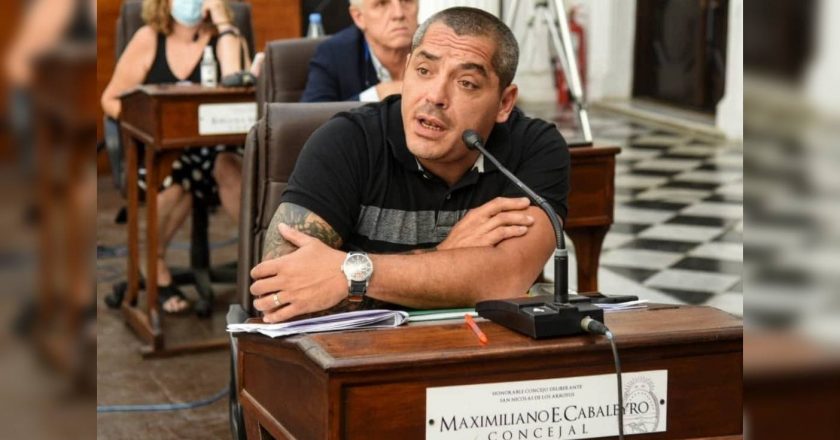 Aprobaron la suspensión como concejal de Maximiliano Cabaleyro