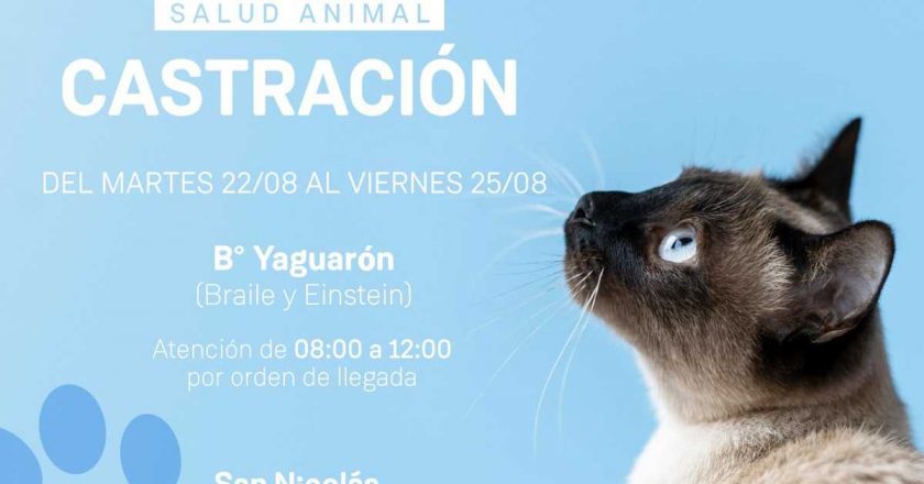 El tráiler de castración estará en Barrio Yaguarón