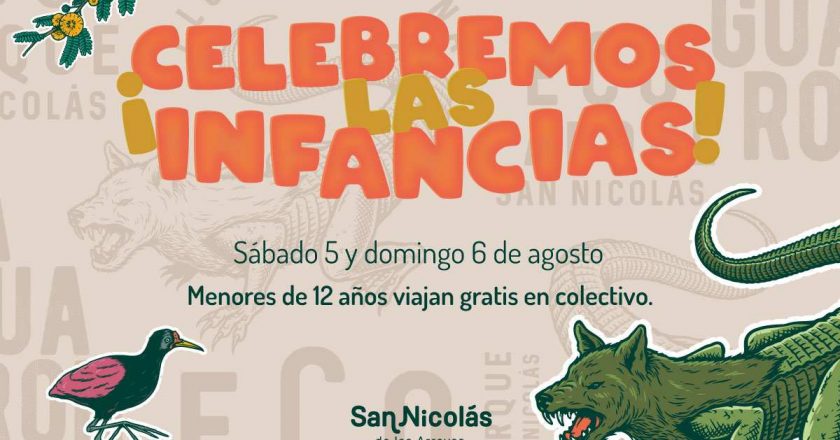 La celebración del día de las infancias tendrá transporte gratuito para menores de 12 años