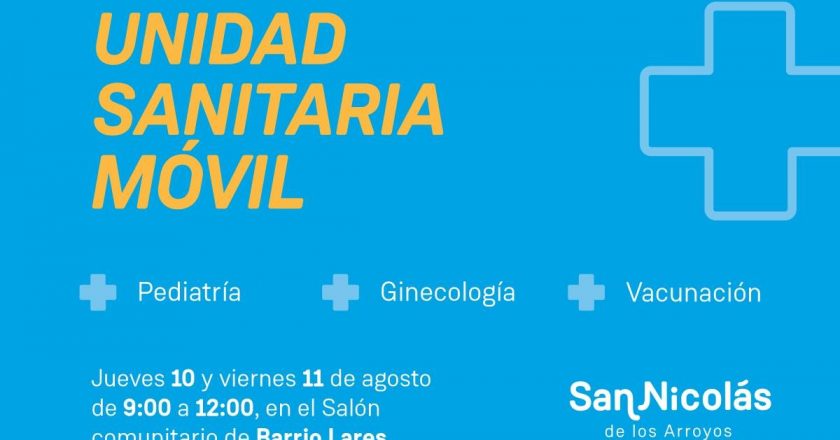 EL TRÁILER SANITARIO ESTARÁ EN BARRIO LARES