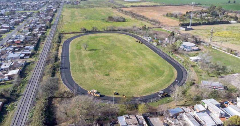 La Municipalidad realizó la pavimentación de la pista del Club Ciclista