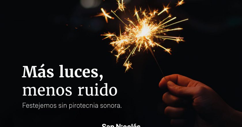 La Municipalidad impulsa la campaña «Más luces, menos ruido»