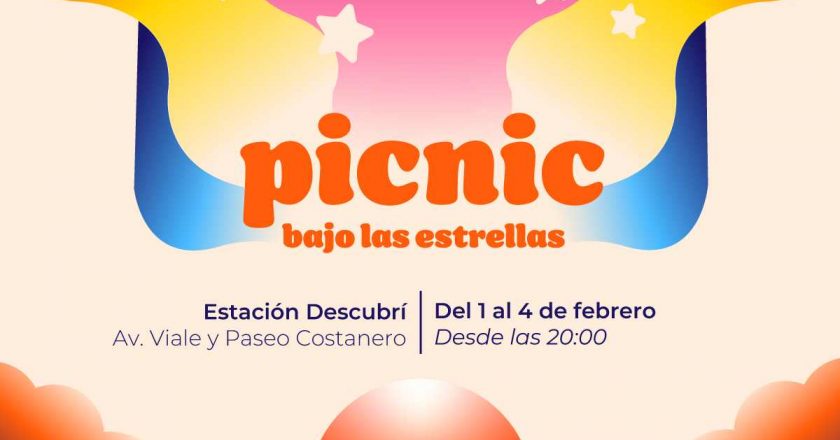 Cultura de Estación: llega «Picnic bajo las estrellas» a la Estación Descubrí