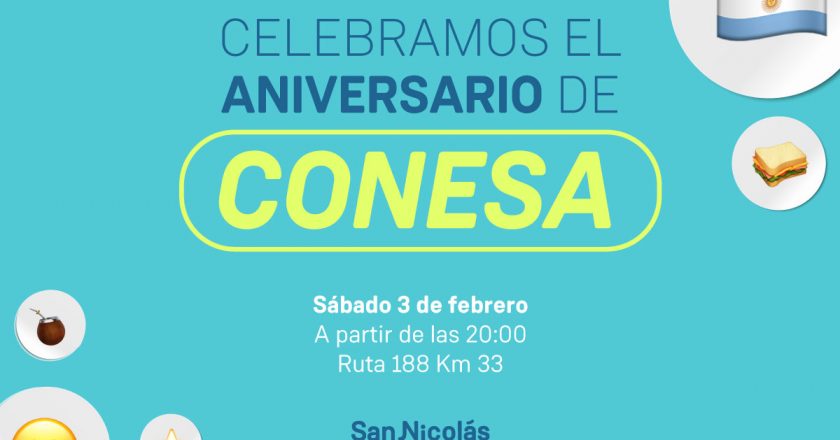 Celebramos el aniversario de Conesa