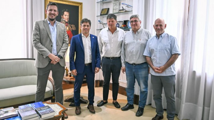 Kicillof se reunió con los organizadores de Expoagro