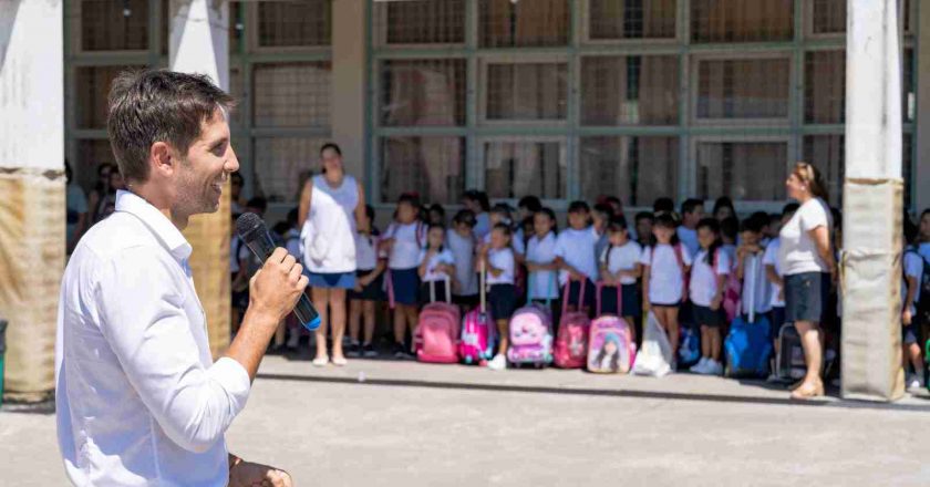 Santiago Passaglia participó del inicio del ciclo escolar en San Nicolás