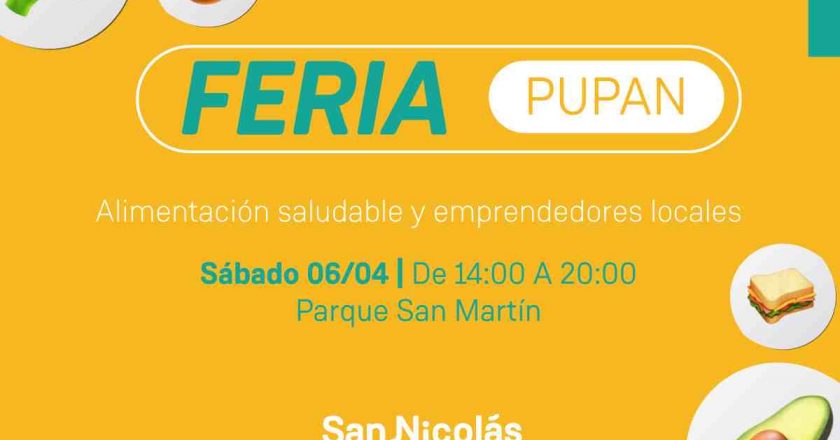 Programa PUPAN: Visitá la feria de alimentos saludables en el parque San Martín