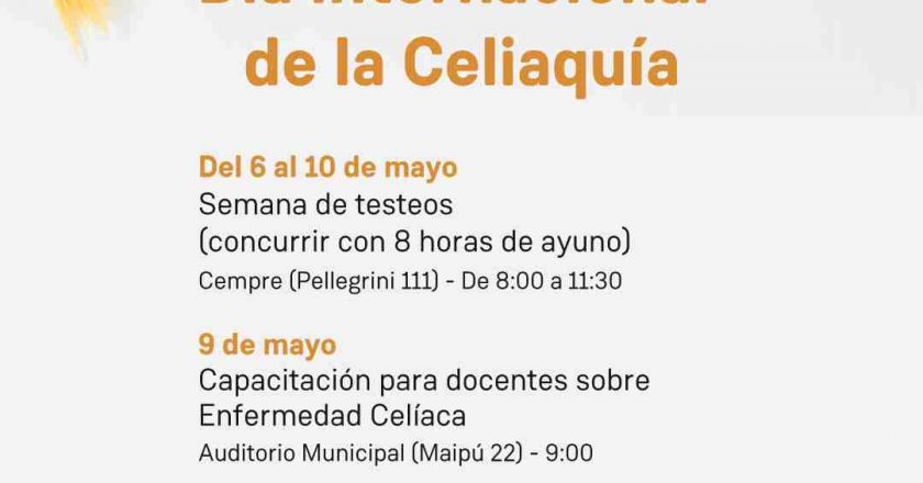 La Municipalidad realiza actividades por el día de la celiaquía