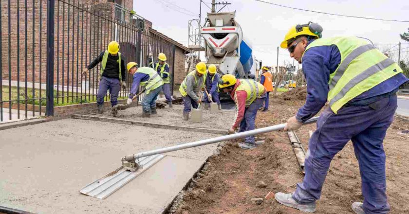 Última etapa de la obra de puesta en valor de la Av. Illia