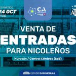 Copa Argentina: habilitada la venta de entradas para los nicoleños