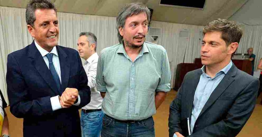 Kicillof, Massa y Máximo Kirchner sellaron la unidad del peronismo bonaerense bajo el frente «Fuerza Patria»