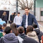 Santiago Passaglia participó del acto del 9 de Julio en la Escuela del barrio Las Mellizas